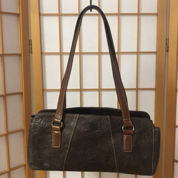 Fossil 1954 Embossed Leather Bag 75082 - Picture 2 of 6